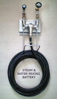 Steam & Water Mixing Battery